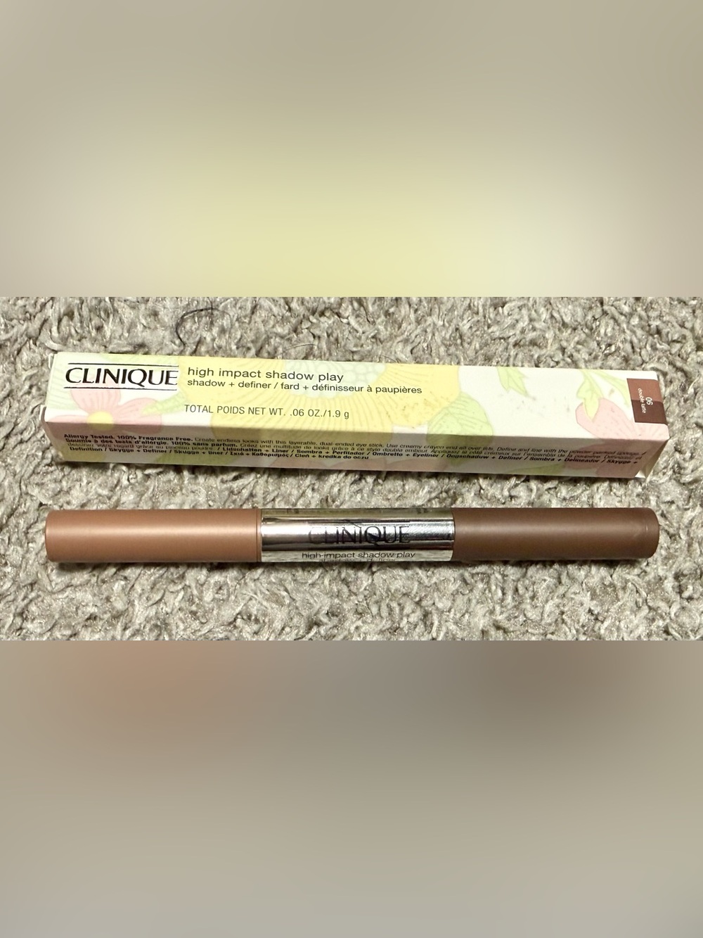 Clinique High Impact Shadow Play – 06 DOUBLE LATTE ☕️✨ NIB